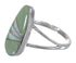 Sterling Silver Turquoise Opal Inlay Jewelry Ring Size 5 RX83153